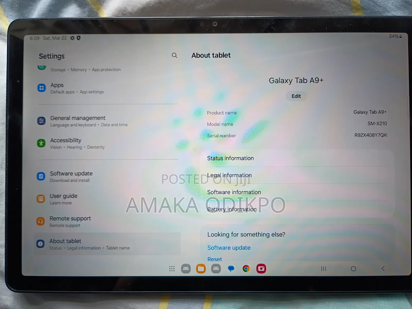Samsung Galaxy Tab A9 64 GB Black