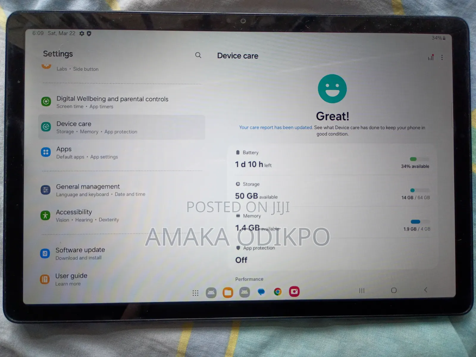 Samsung Galaxy Tab A9 64 GB Black