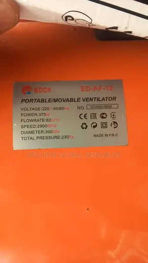 Edon 12" Ventilator Fan