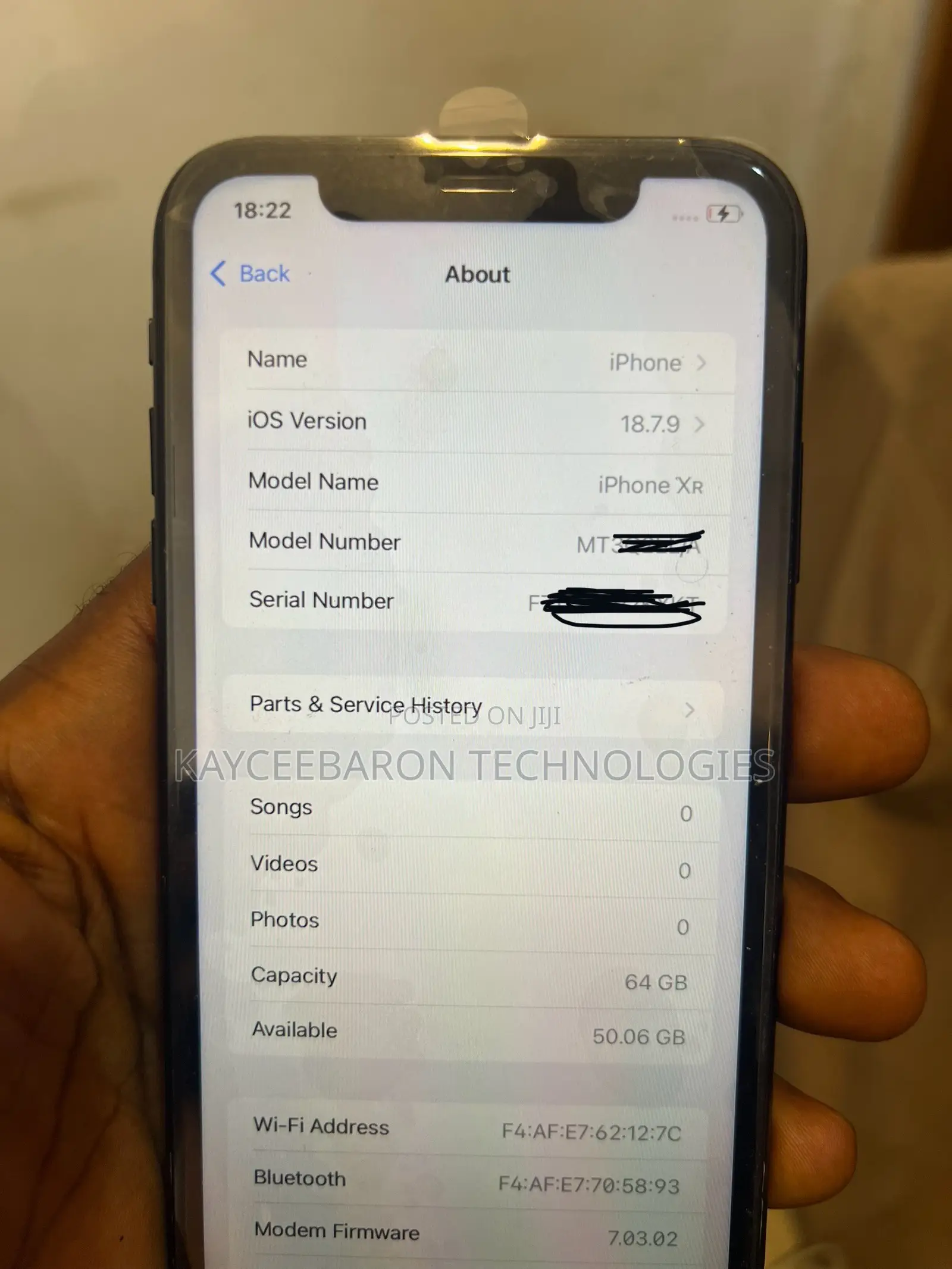 Apple iPhone XR 64 GB Black