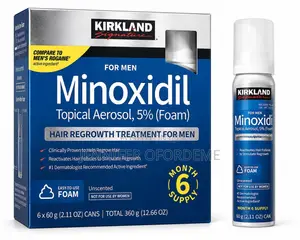 Kirkland Signature Aerosol 5% Minoxidil Foam, Verifiable From Costco