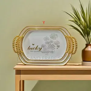 Fruit Tray 3 IN 1 Set With Printed Design