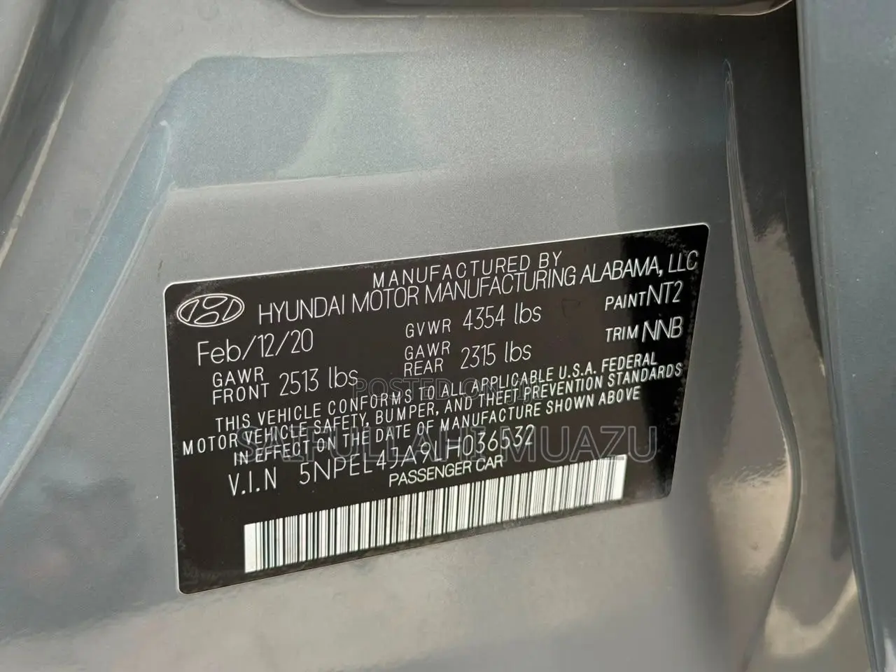 Hyundai Sonata 2020 Silver