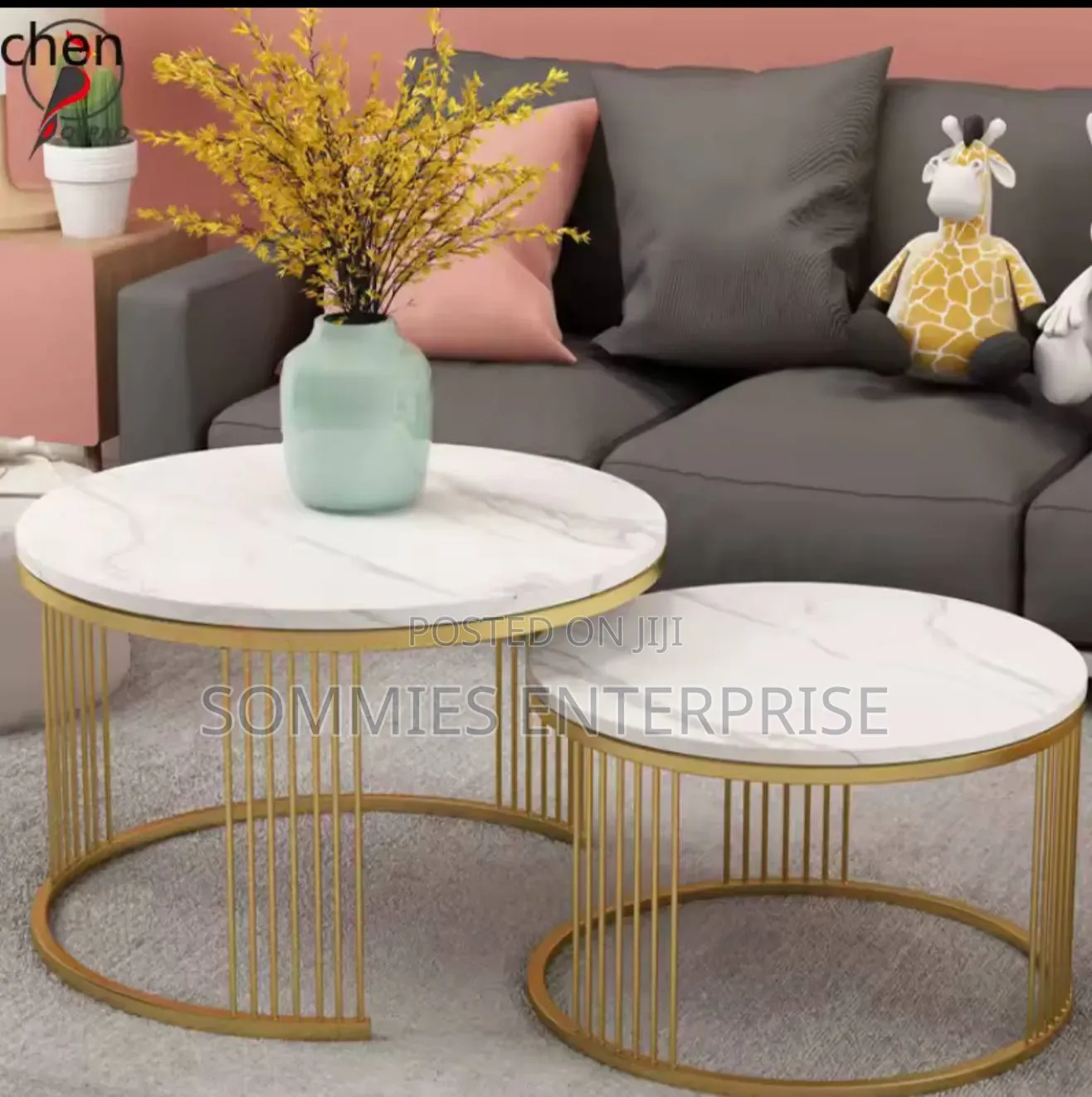 2in1 Marble Table