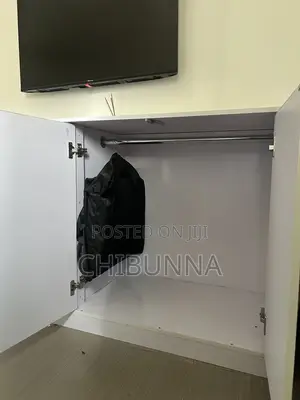 200x80cm White Wardrobe