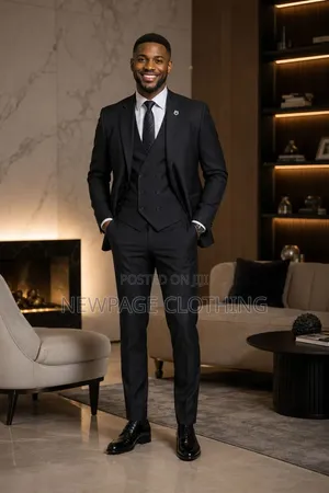 Not Every Man Can Pull Off in This 3 in 1 Black Blazer. Can You? 😎