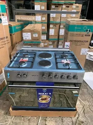 Maxi Gas Cooker Stainless 60*90 4+2