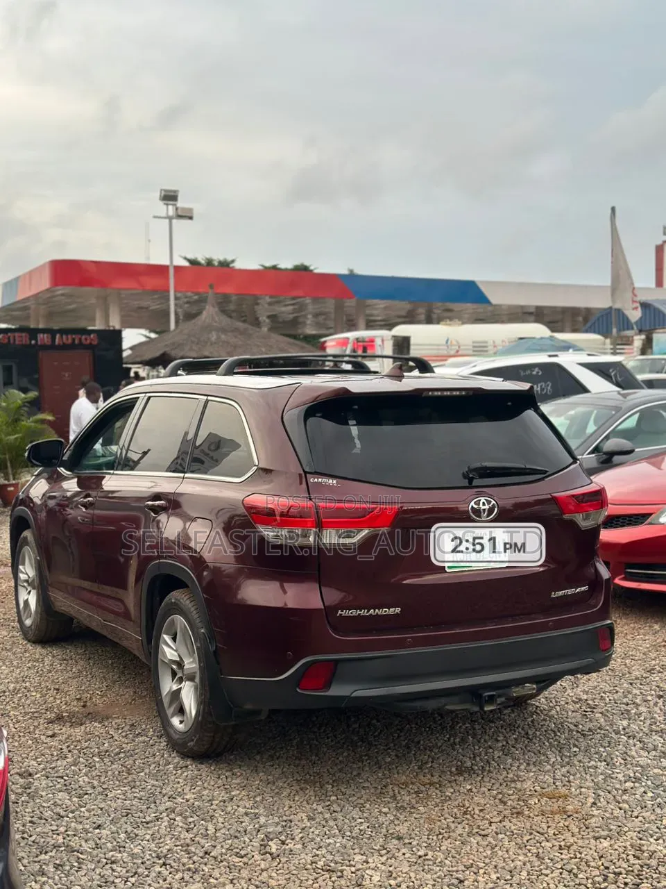 Toyota Highlander 2016 Maroon