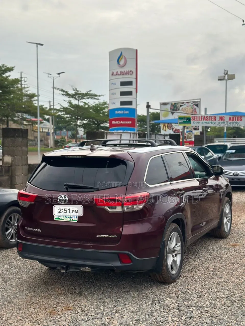 Toyota Highlander 2016 Maroon
