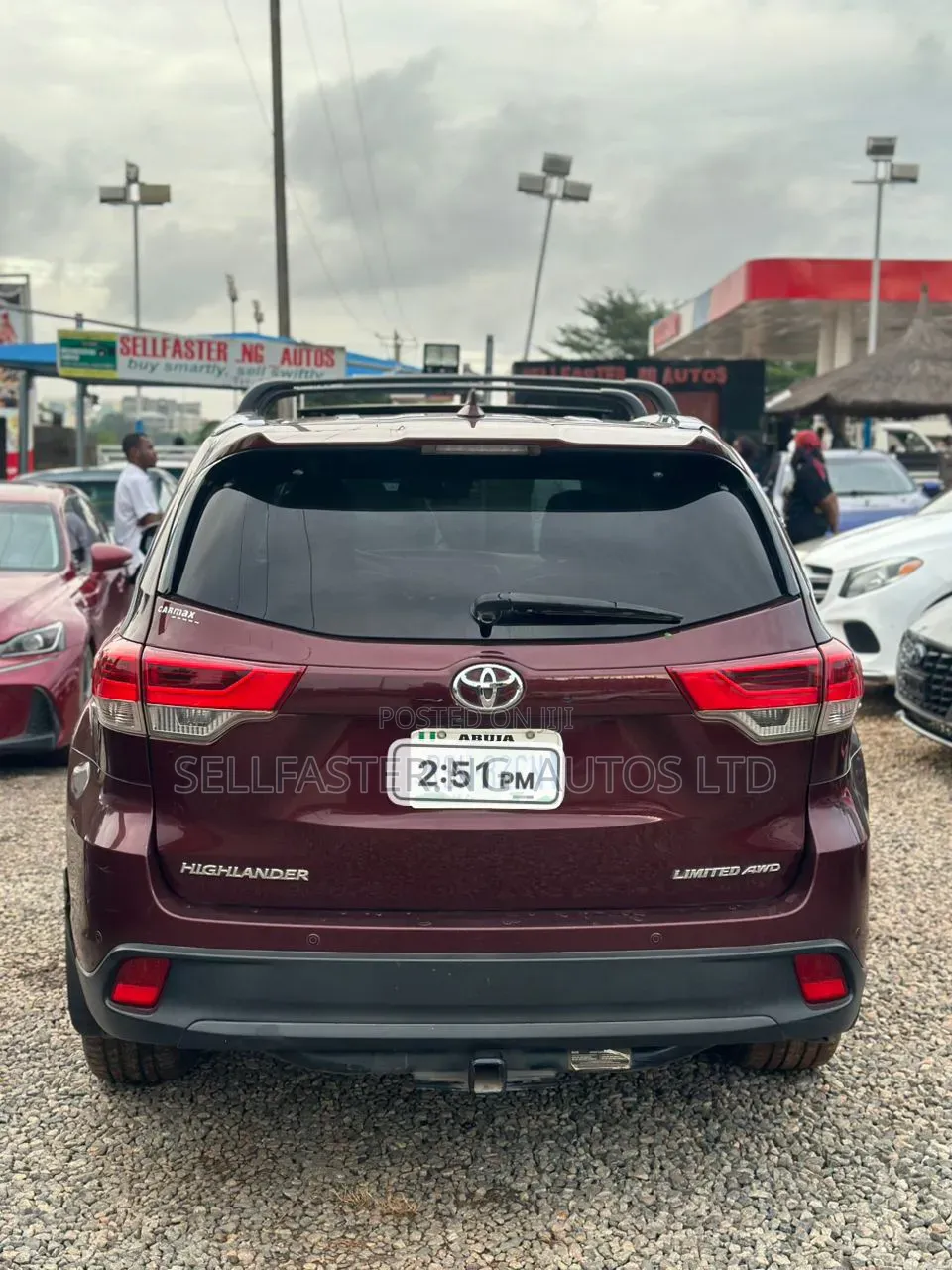 Toyota Highlander 2016 Maroon