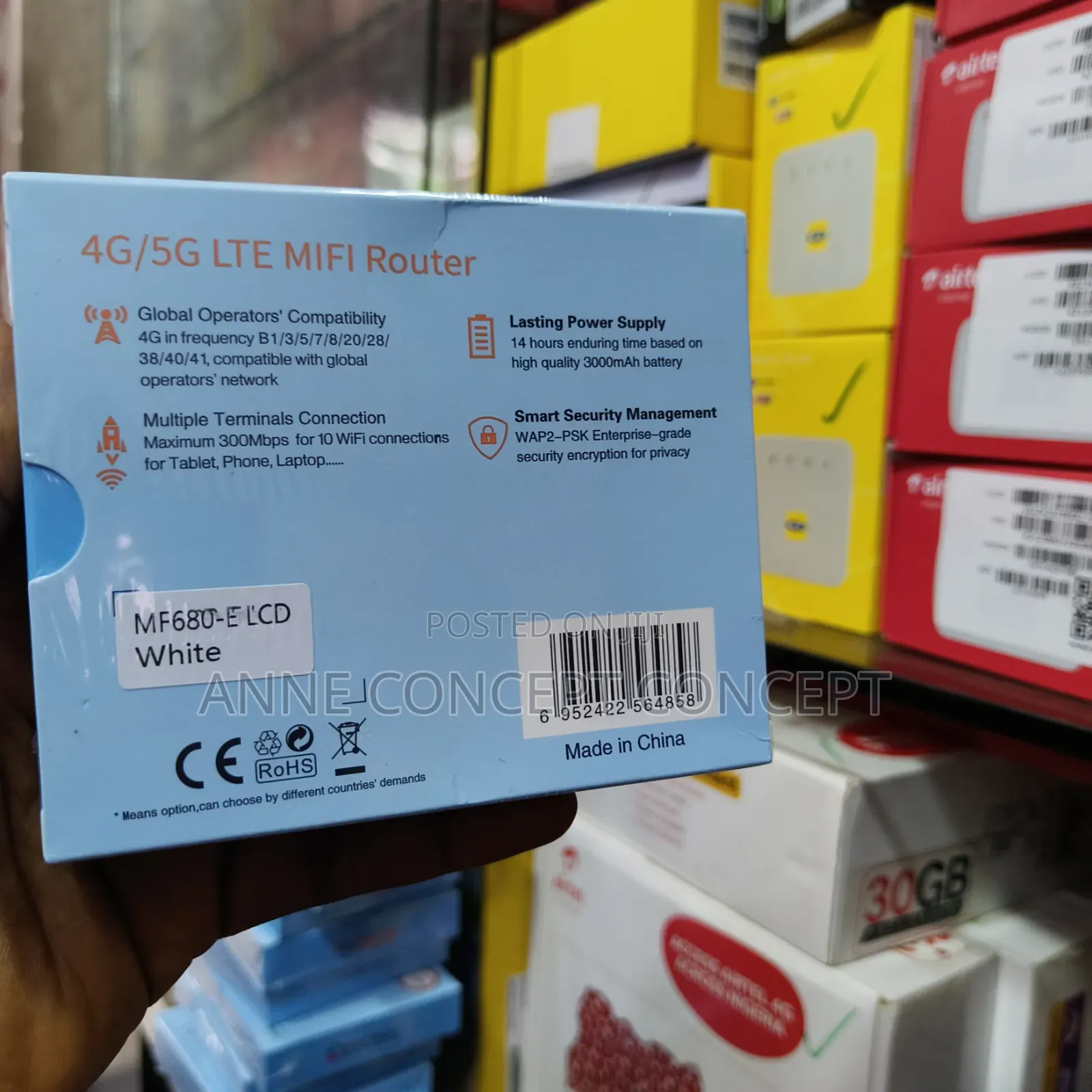 4G LTE Mifi Router