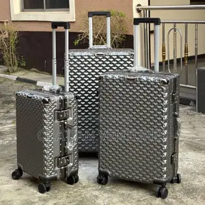 Set of 3 Travel Box Aluminum