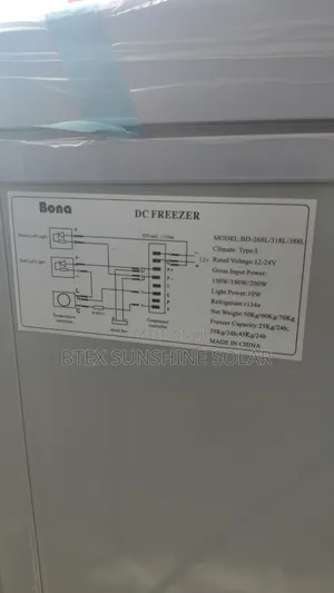 Bona 318litets AC and Dc Freezer Available
