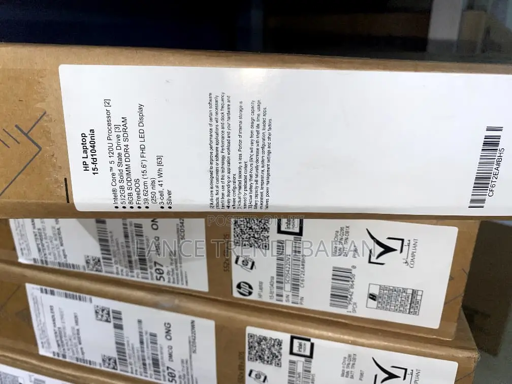 New Laptop HP 15 8GB Intel Core 5 SSD 512GB