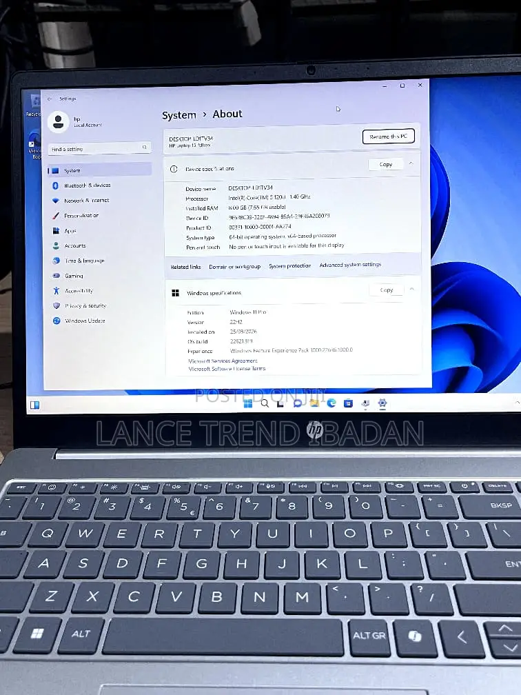 New Laptop HP 15 8GB Intel Core 5 SSD 512GB