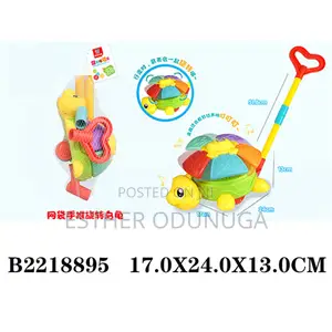 Toddler Push-and-Pull Turtle Walking Toy