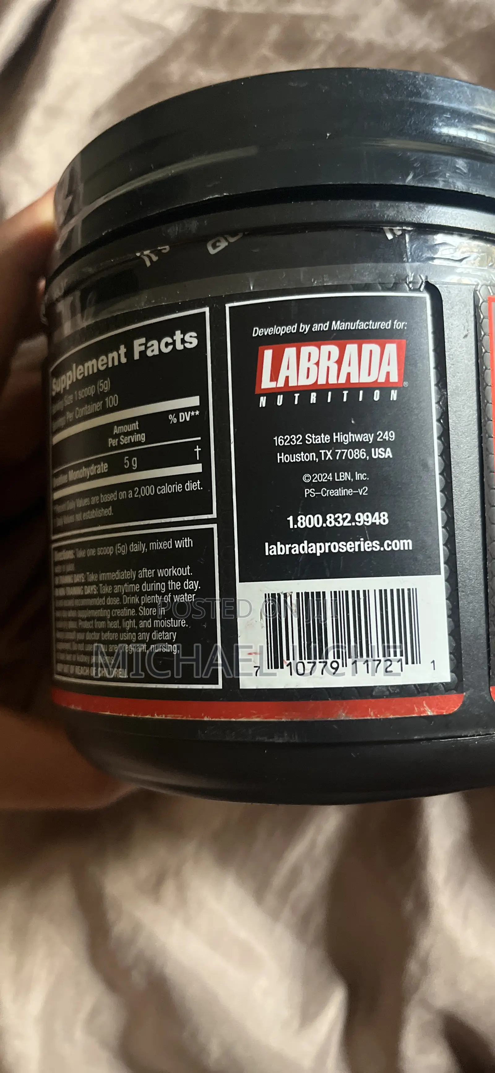 Creatine Labrada Series 500g
