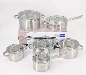 12pc Stainless Cookware Set