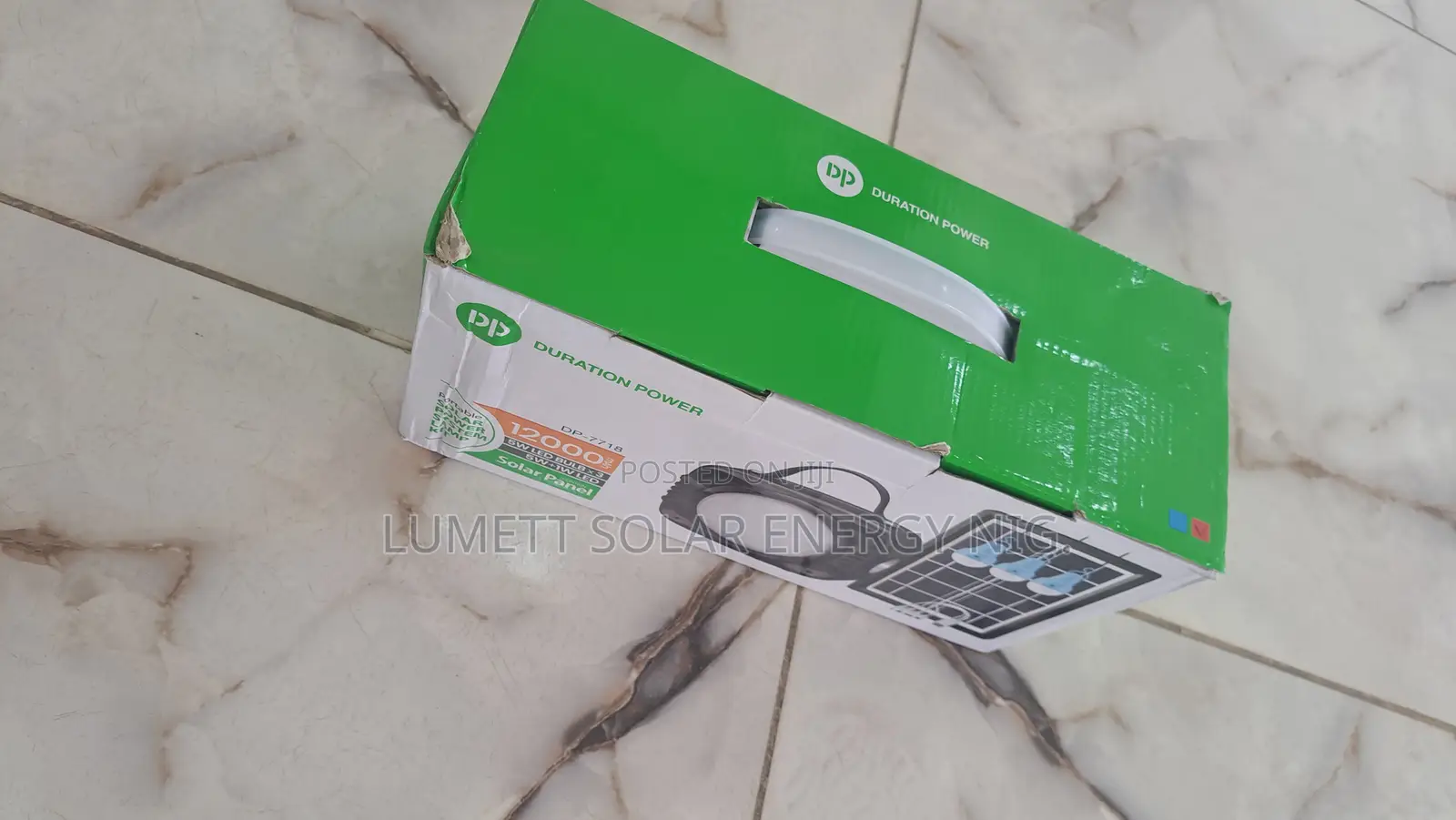 Portable Solar Power System Lamp Kit DP-7718