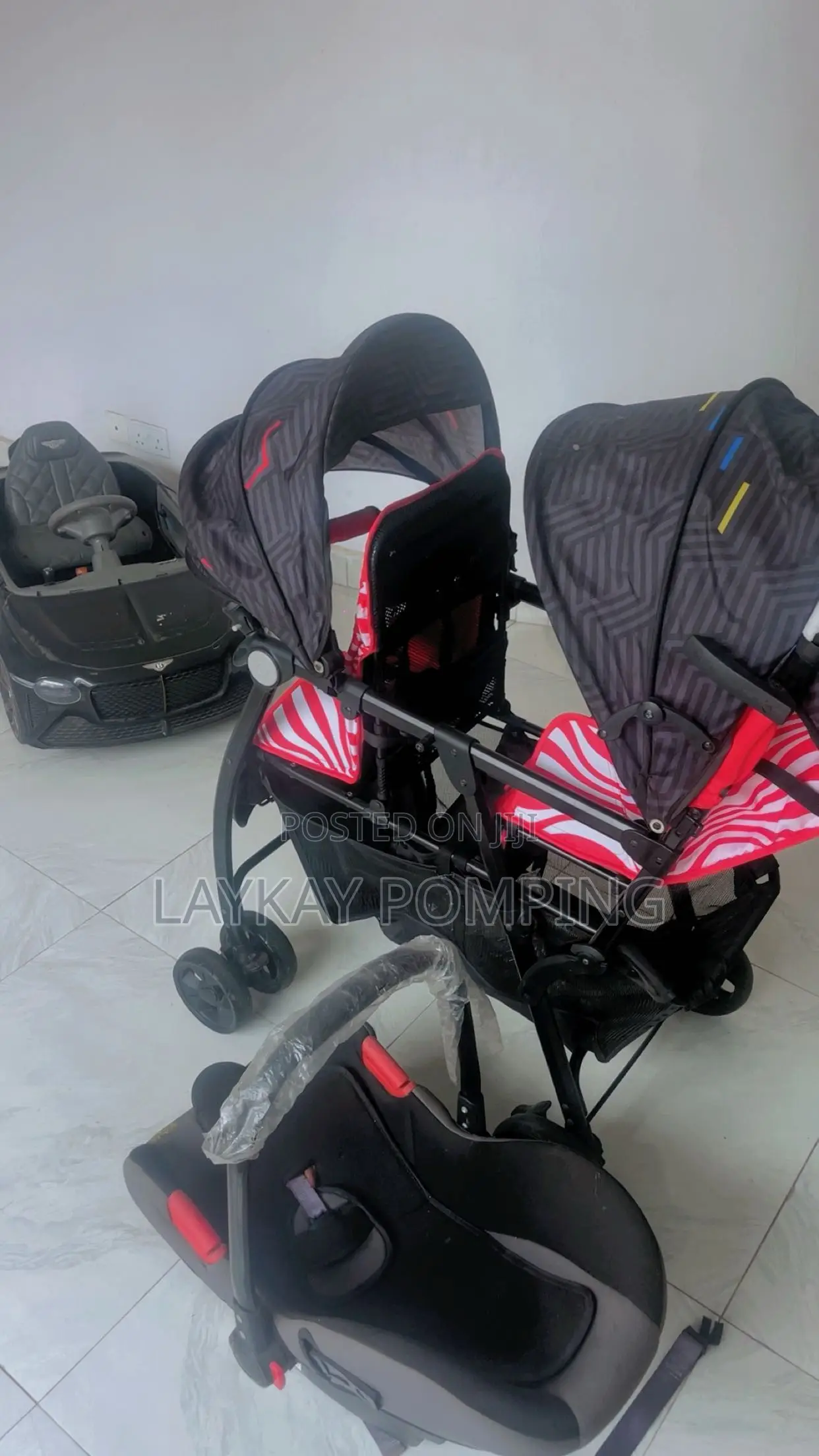 Twins Stroller & Car Seater