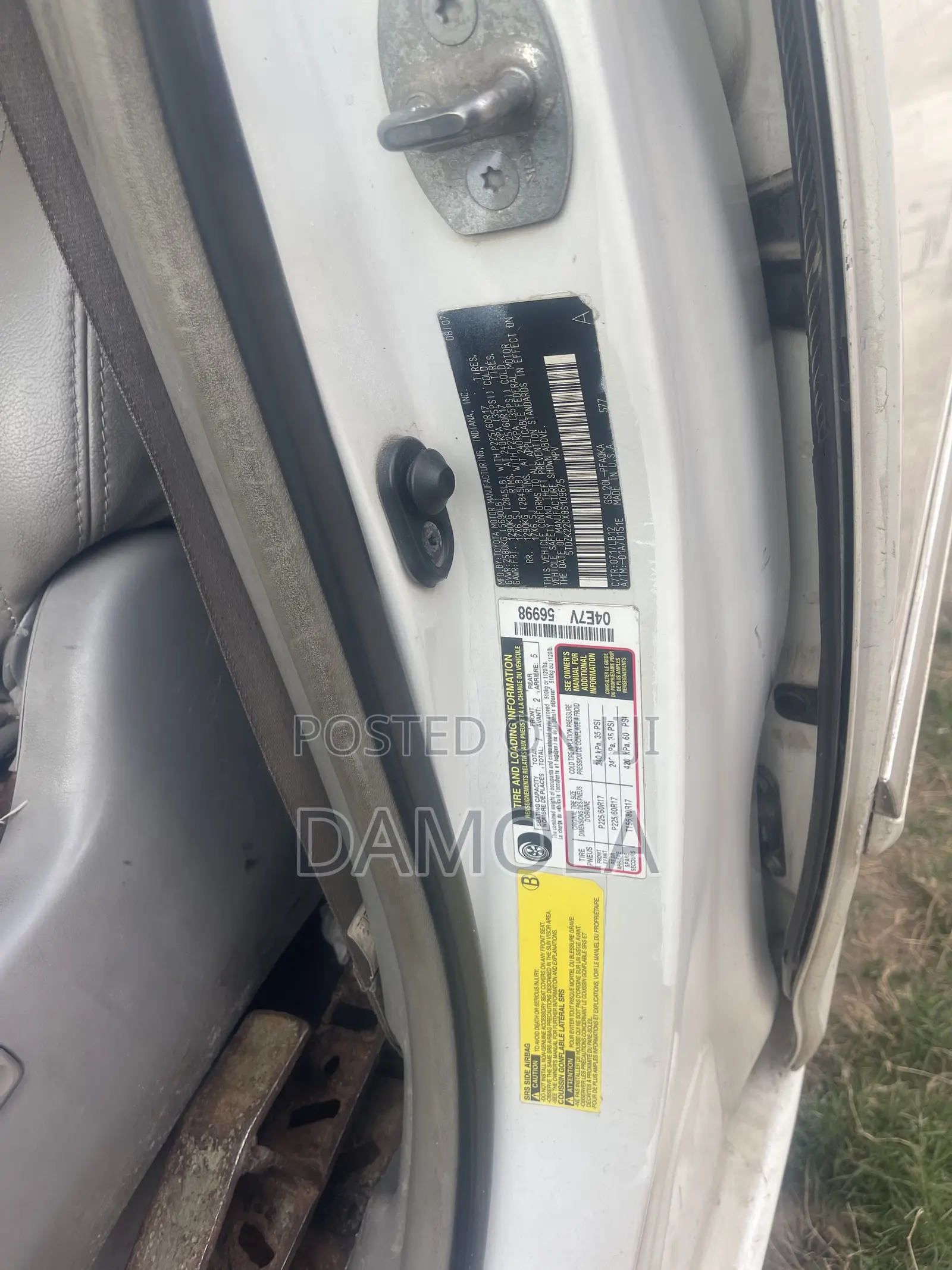 Toyota Sienna 2008 White