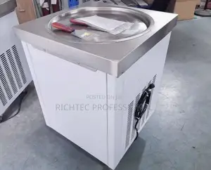 High Quality Single Round Pan Commercial Fried Ice Cream Machine