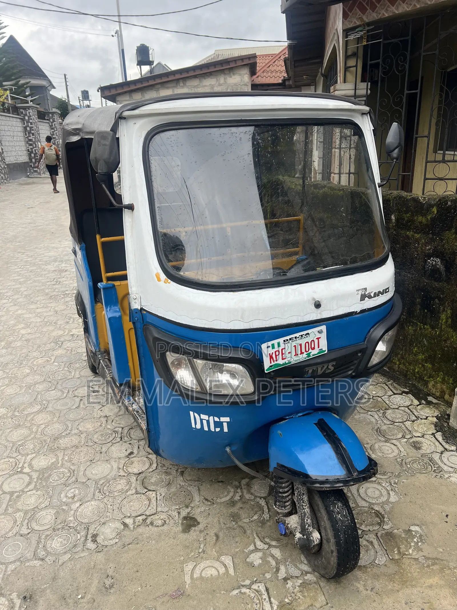 TVS King Deluxe Plus iTouch Start 2025 Blue