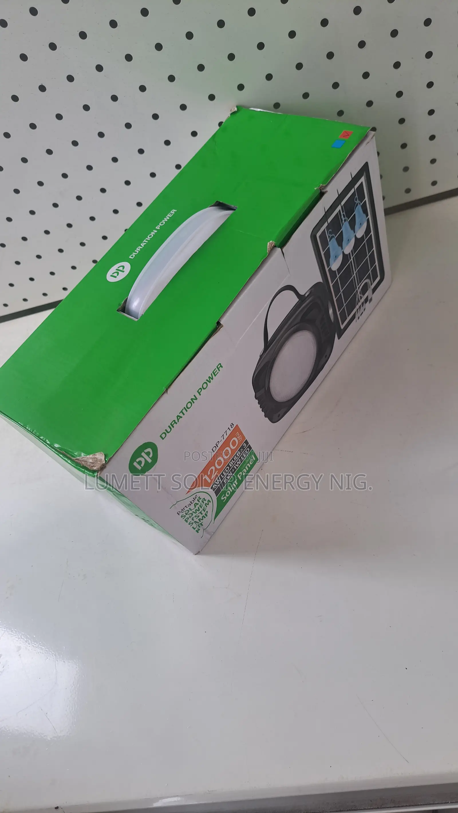 Portable Solar Power System Lamp Kit DP-7718