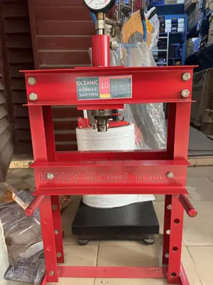10-Ton Hydraulic Shop Press – Heavy Duty