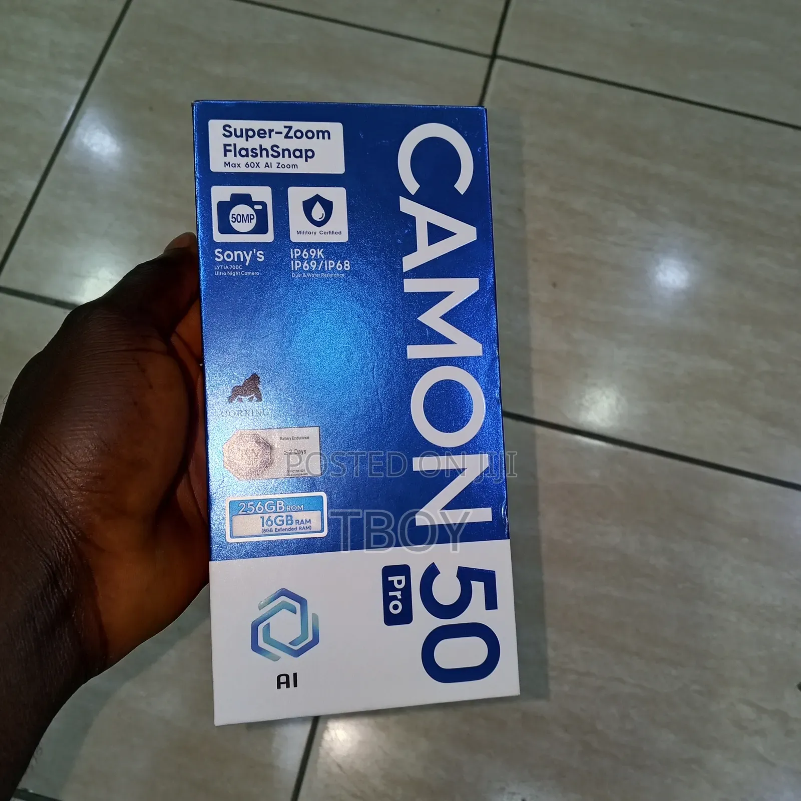 New Tecno Camon 50 Pro 256 GB White