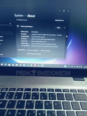 Laptop HP EliteBook 840 G3 16GB Intel Core i5 HDD 256GB