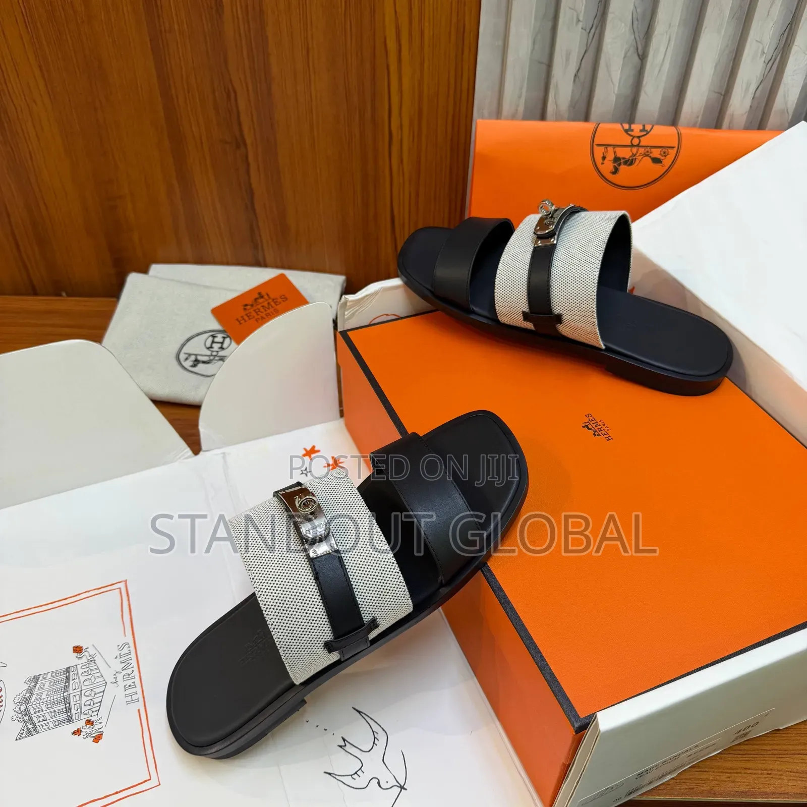 Luxury Hemes Slippers
