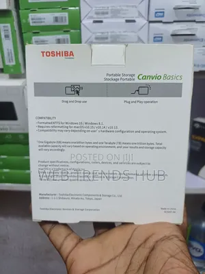 Toshiba Canvio Basics 500GB External Hard Drive