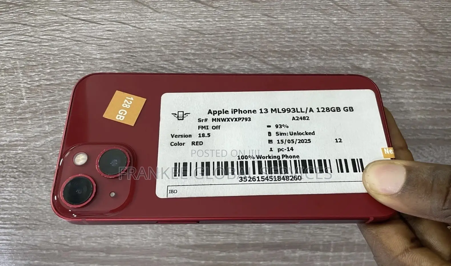 Apple iPhone 13 128 GB Red