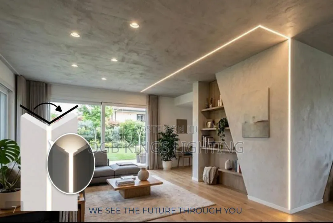 Plasterboard Light Cut Waterproof Aluminum Profile Light