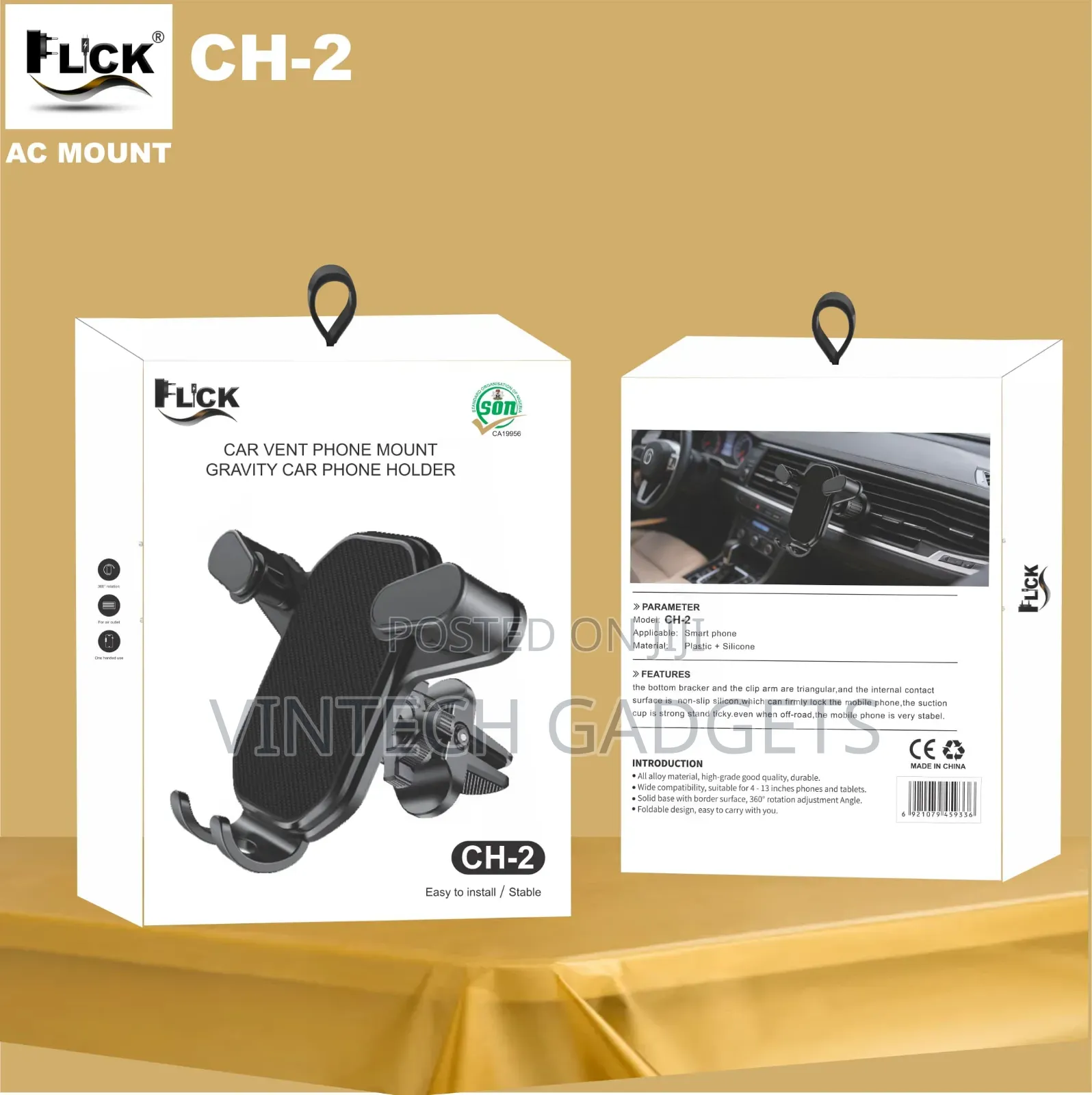 🚗 Universal Car Phone Holder