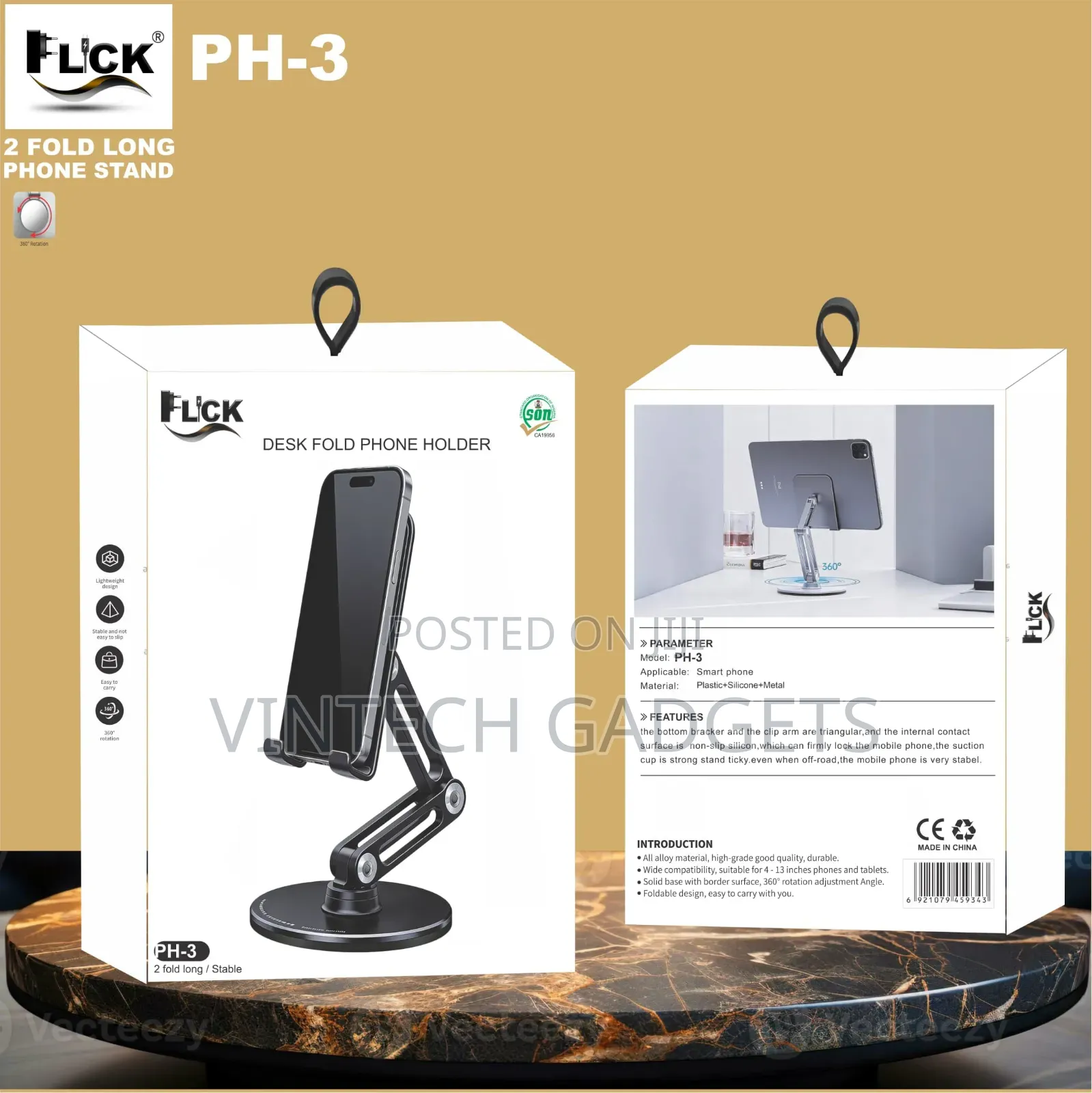 🚗 Universal Car Phone Holder