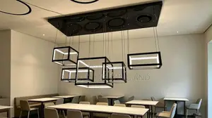 Size L120cm Modern Led Acrylic Cube Chandelier Light, for Dining, Kitc