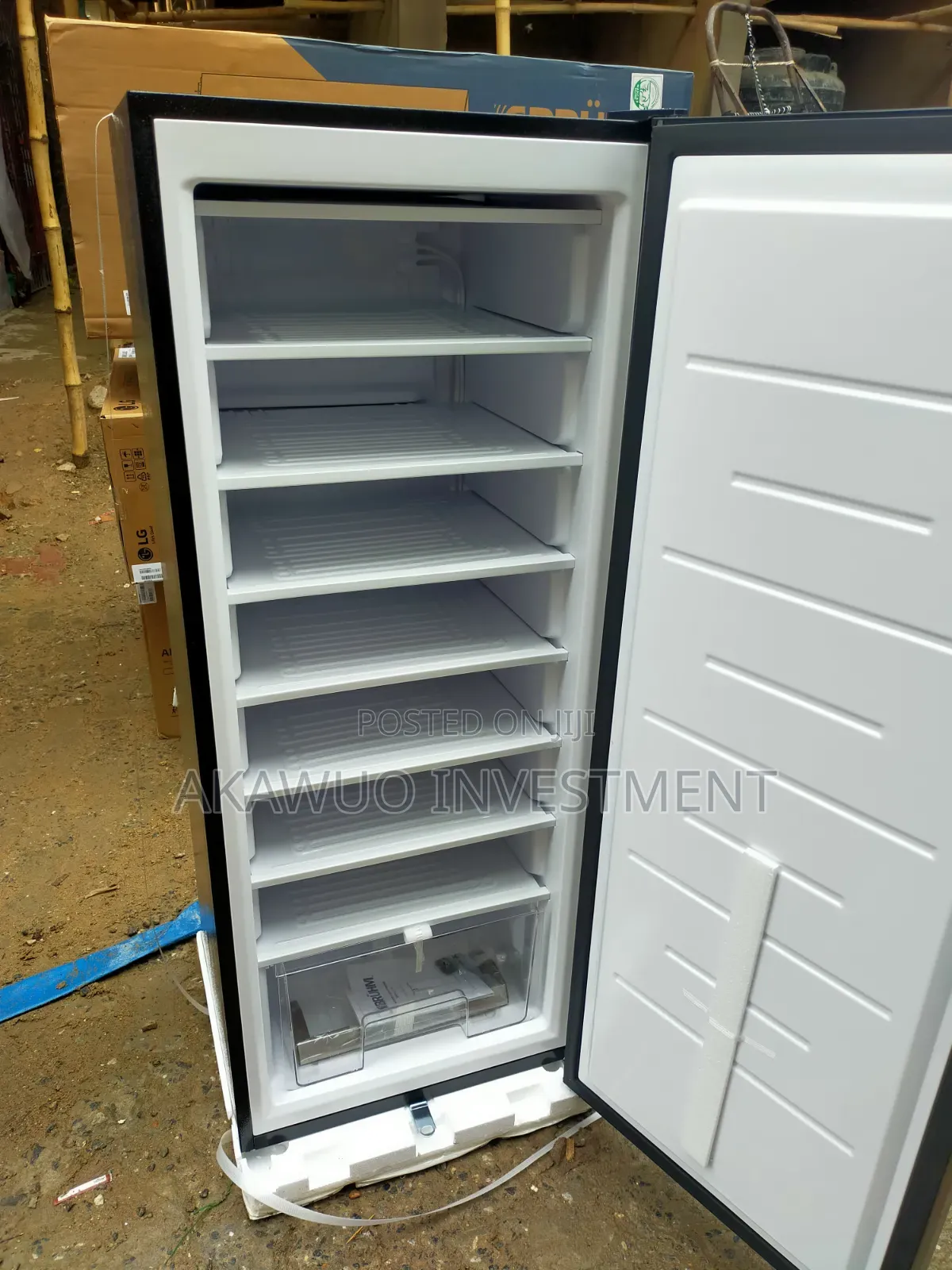 LG Standing Freezer Fast Frozen 7 Layers