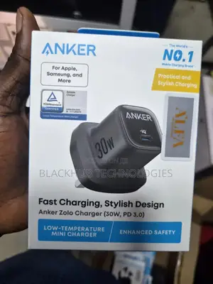 Anker Zolo Fast Charging 30w Pd 3.0, Stylish Design