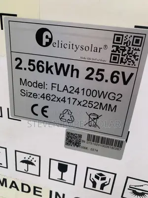 Felicity Icon Lithium Solar Battery 2.5kh 24v