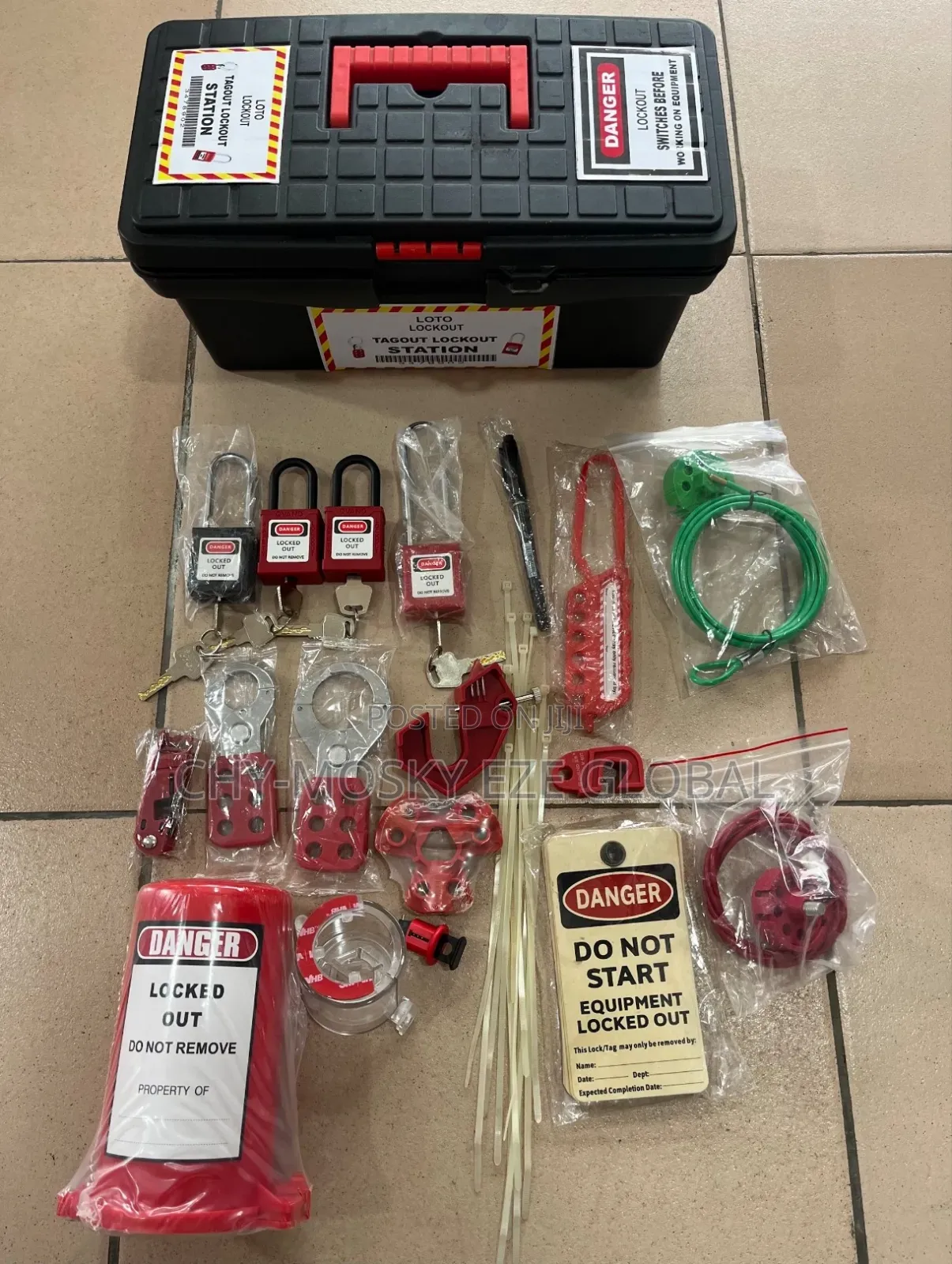 Lockout/Tagout Loto Kit/Box