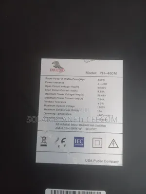 Exulted Solar 460w Panel