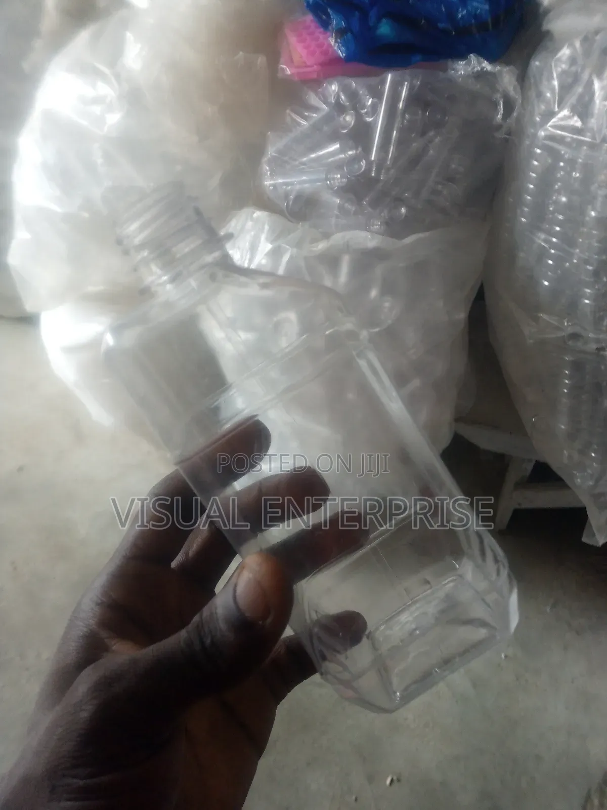 500ml/50cl Yoghurt Plastic Bottle and More. 100 Pieces.
