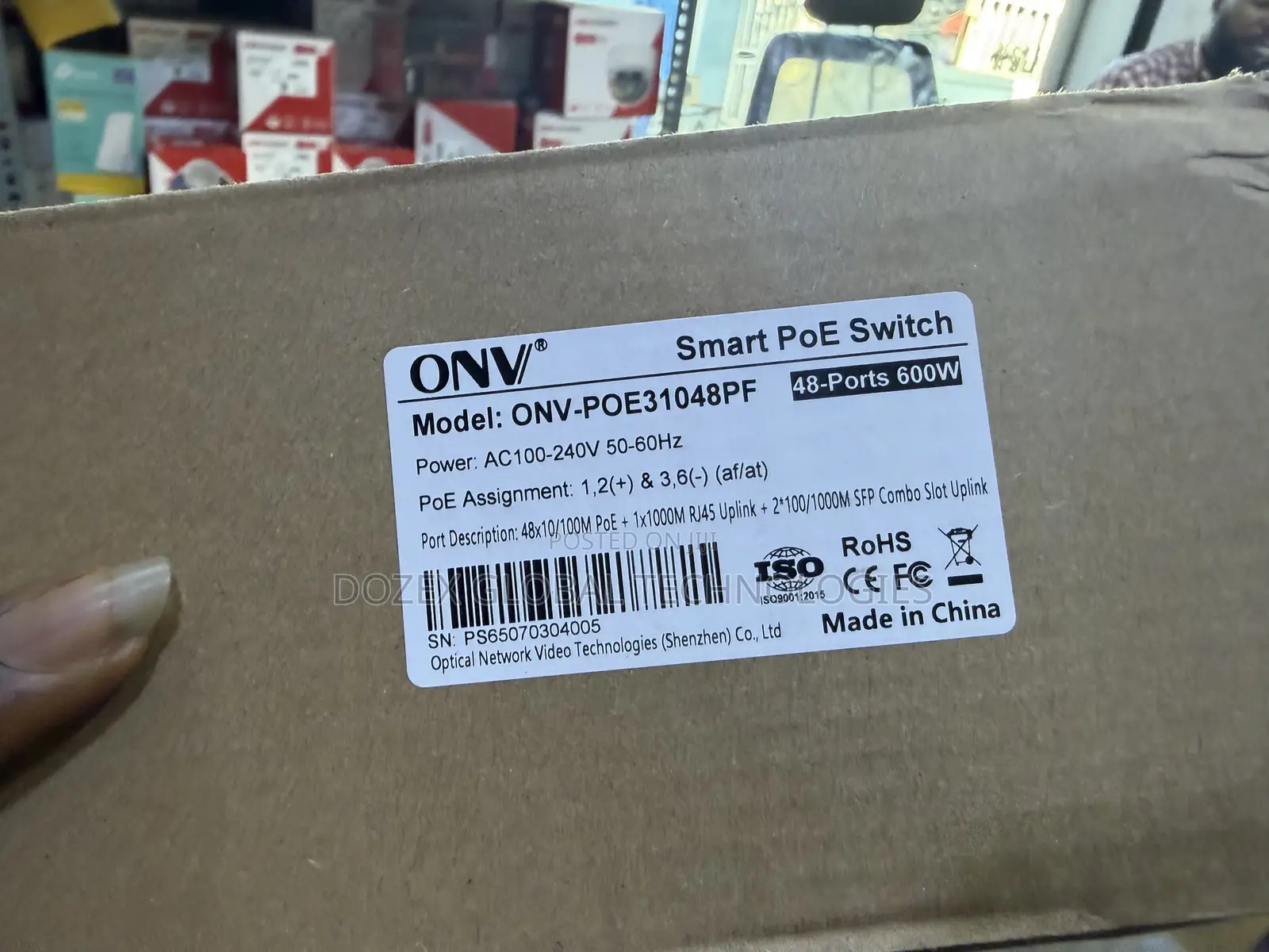 ONV 48 Ports 10/100 POE SWITCH
