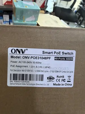 ONV 48 Ports 10/100 POE SWITCH