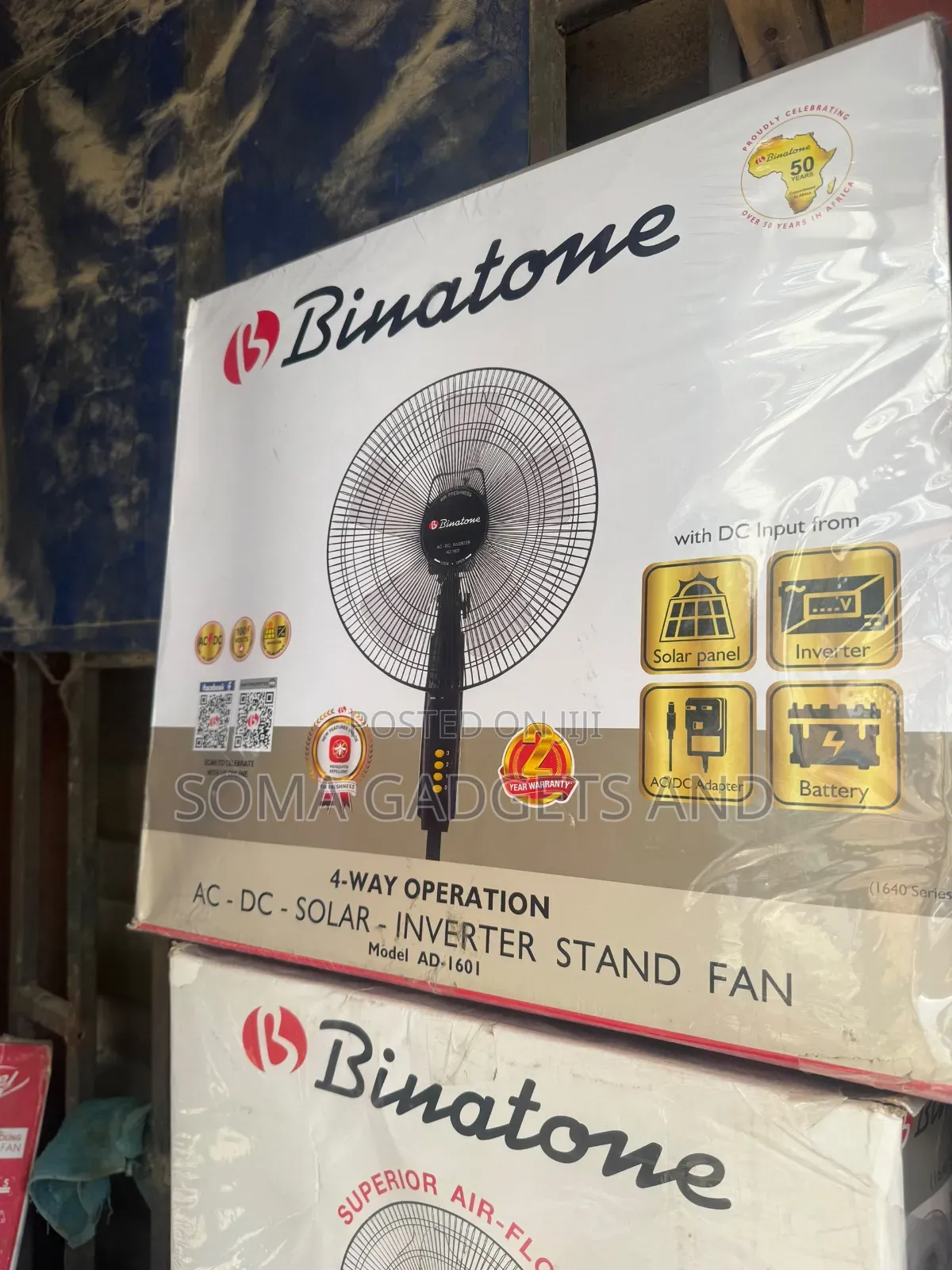 Binatone Solar Fan (1601)