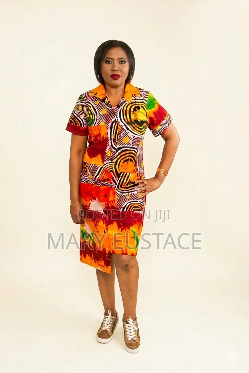 Ankara Shirt Dresses