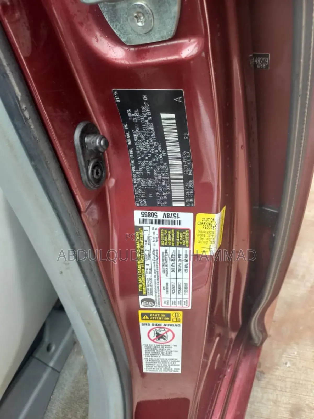 Toyota Sienna 2014