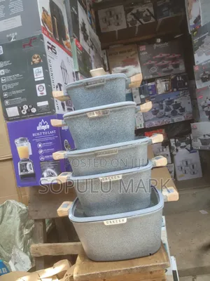 Granite Pots With Shallow Pan